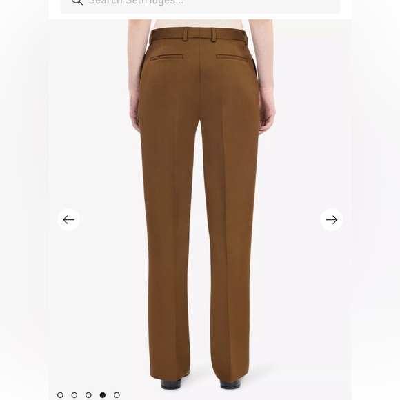 THE KOOPLES
Pressed-creases straight-leg mid-rise wool trousers- US 2 - FR 34 - Picture 3 of 8